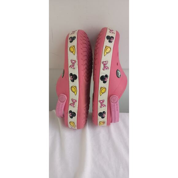 Minnie Mouse Disney Pink Crocs Clogs Size C12 - Picture 7 of 10